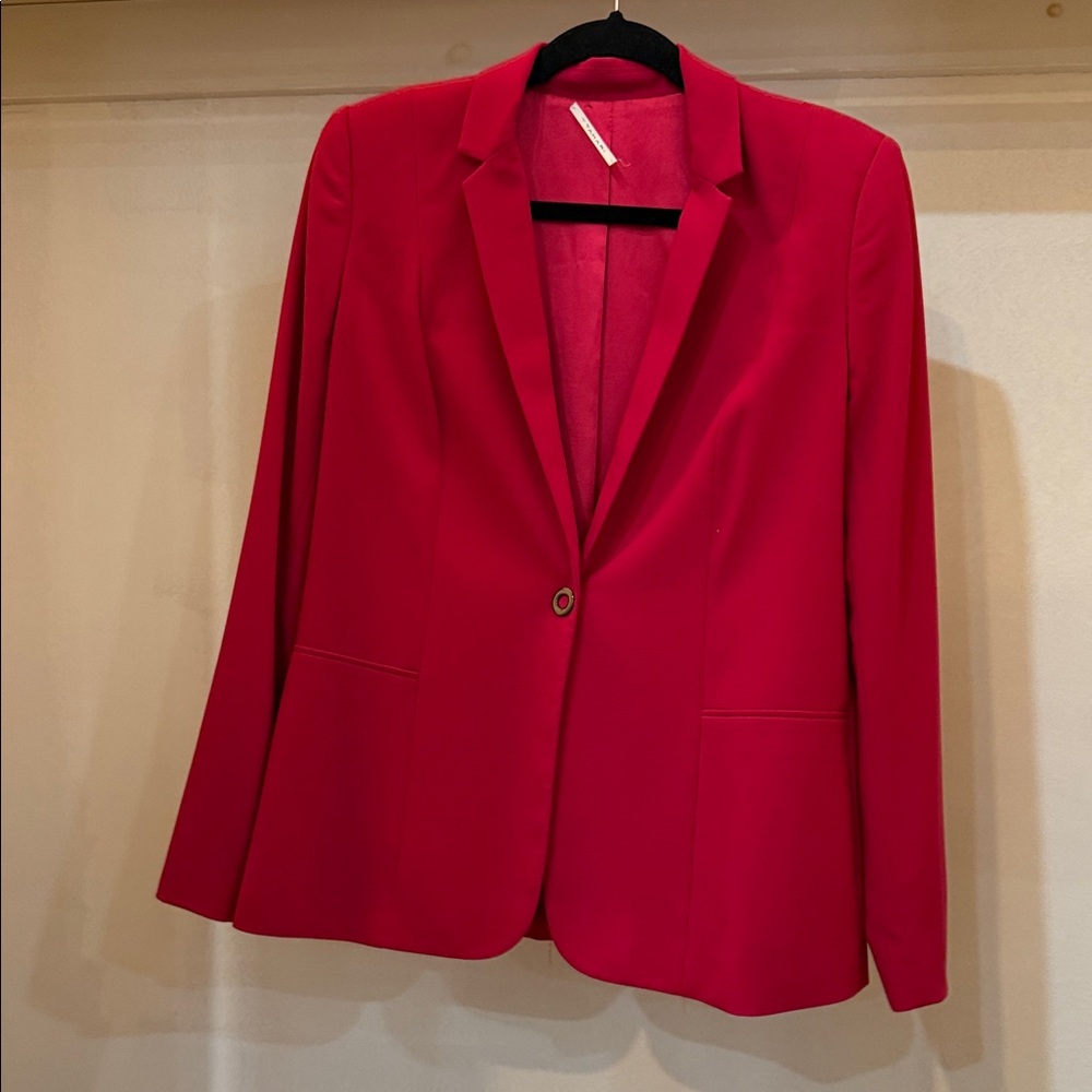 Women's Red Blazer